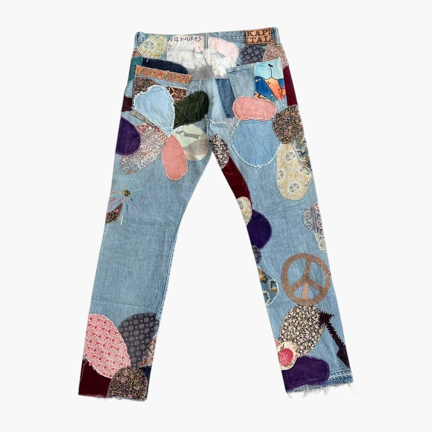 Kapital Patched Hippie Denim Jeans