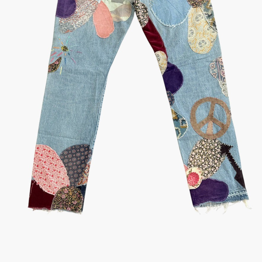 Kapital Patched Hippie Denim Jeans