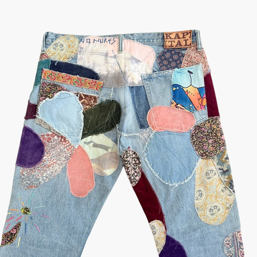 Kapital Patched Hippie Denim Jeans