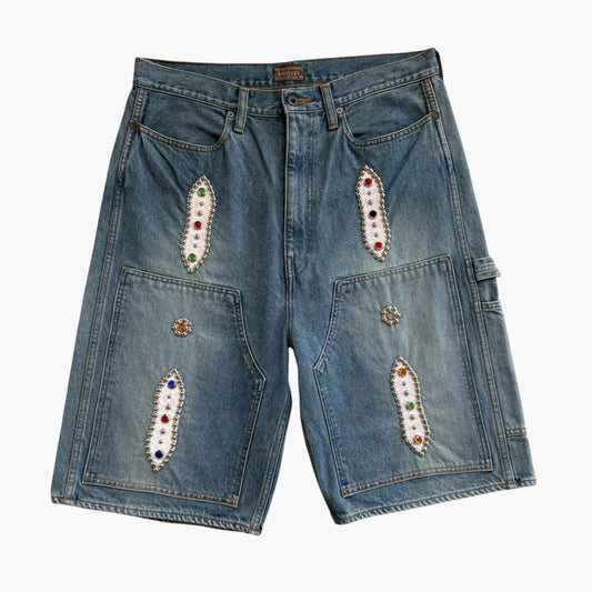 Kapital Denim Shorts Studs Remake