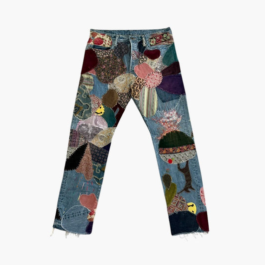 Kapital Patched Hippie Denim Jeans